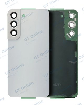 Vitre arrière pour Samsung Galaxy S22 Plus (pack service origine, blanc)