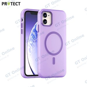 Coque de Protection MF-006 MagSafe PROTECT pour Apple iPhone 11 Violet Foncé