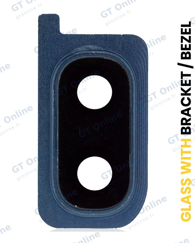 Lentille de caméra arrière avec support et anneau pour Samsung Galaxy A20 (A205 / 2019) (Deep Blue)