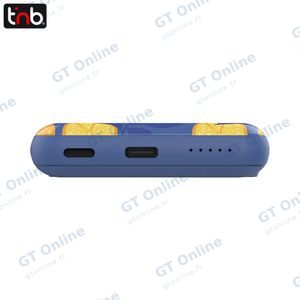 Batterie Externe Power Bank Sans Fil Magnétique T'nb MagSafe 5000mAh 15W PBUMAG5LEM Bleu — vue 3