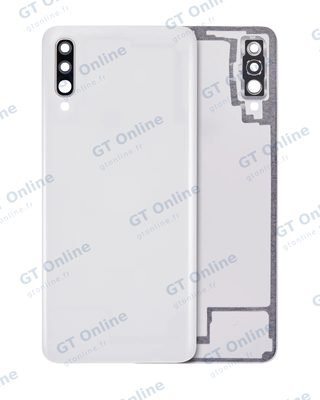 Vitre arrière pour Samsung Galaxy A70 (A705 / 2019) (compatible premium, blanc)