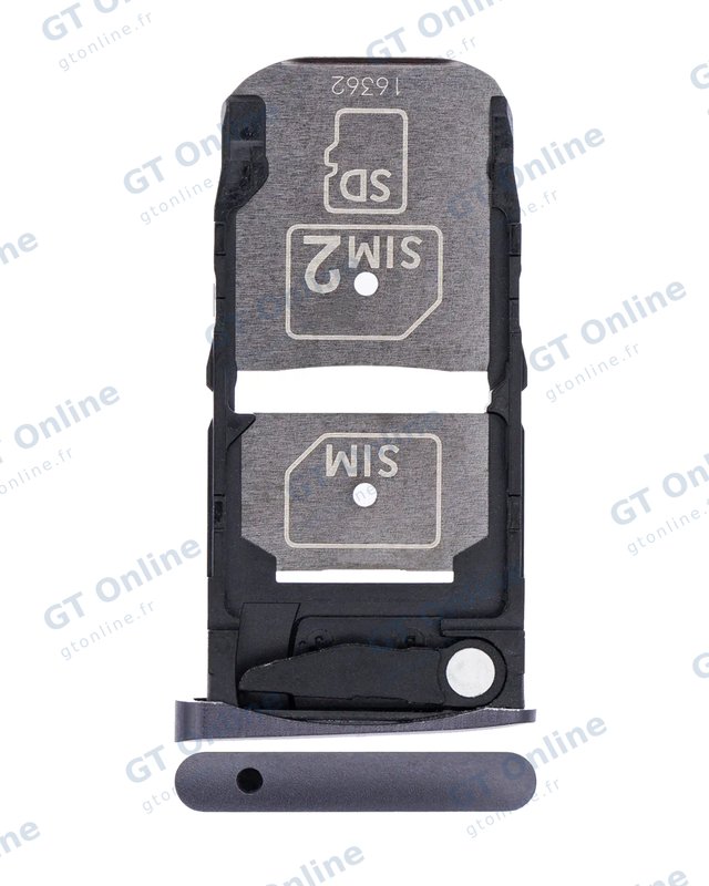 Tiroir SIM pour Motorola Moto Z Droid (XT1650-01 / 2016) (noir)