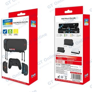 Support mural pour dock Nintendo Switch 2 / Switch DOBE TNS-31113 — noir