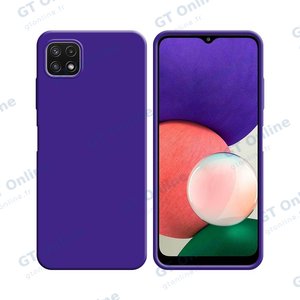 Coque Silicone Compatible pour Samsung Galaxy A22 5G A226B (#7) Mauve