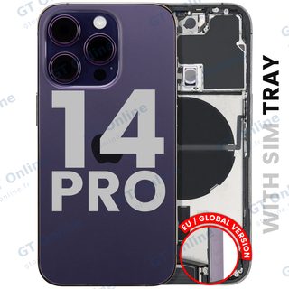 Châssis pour Apple iPhone 14 Pro (version EU, origine d'occasion — grade B, Deep Purple)