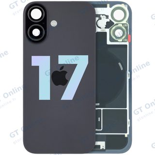 Vitre arrière pour Apple iPhone 17 (pack service origine, noir)