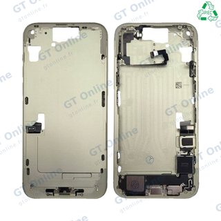 Châssis central pour iPhone 15 Plus (jaune)