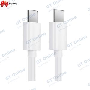 Câble Data USB-C vers USB-C Huawei 04071375 66W 3.3A (1.8m) Blanc