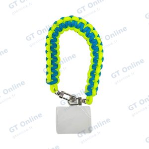 Bracelet pour Smartphone Tressé Jaune et Bleu