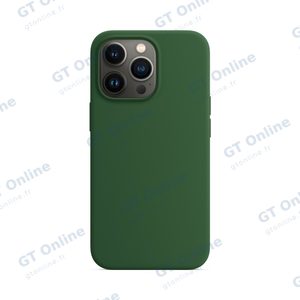 Coque Silicone Compatible pour Apple iPhone 13 Pro (#52) Vert Foncé