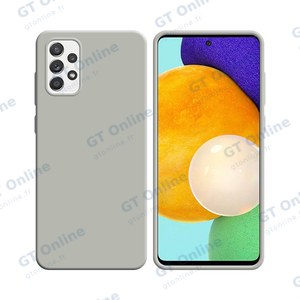 Coque Silicone Compatible pour Samsung Galaxy A52 5G A526/Galaxy A52 4G A525/Galaxy A52s 5G A528 (#9) Blanc