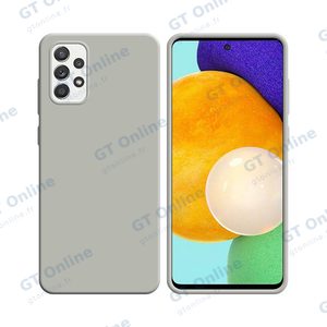 Coque Silicone Compatible pour Samsung Galaxy A52 5G A526/Galaxy A52 4G A525/Galaxy A52s 5G A528 (#9) Blanc