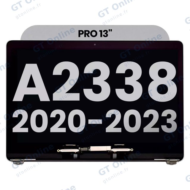 Écran pour Apple MacBook Pro 13" A2338 (2020) (origine d'occasion, gris sidéral)