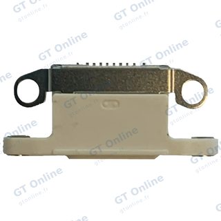 Connecteur de charge nu à souder pour Apple iPhone 11 (blanc, lot de 10)