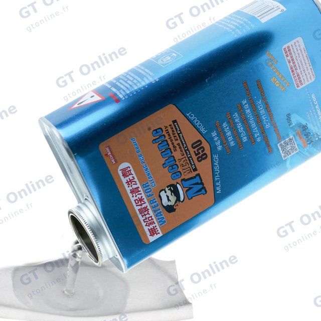 Nettoyant liquide pour cartes électroniques sans plomb Mechanic 850
