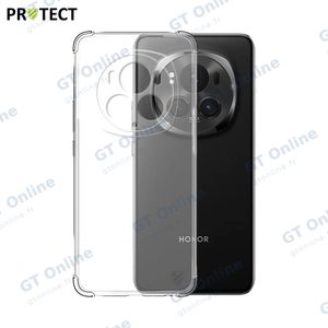 Coque Silicone Renforcée PROTECT pour Honor Magic 6 Pro Transparent
