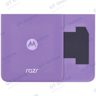 Cache arrière inférieur pour Motorola Razr / Razr 40 XT2323 (2023) (origine, Grape Compote)