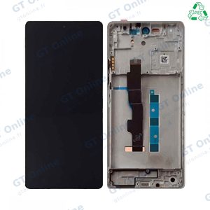 Écran Tactile Original Pulled avec Châssis (PIEC) Xiaomi Redmi Note 13 5G Blanc