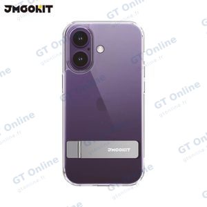 Coque de Protection Metal Bracket JMGOKIT pour Apple iPhone 17 Transparent