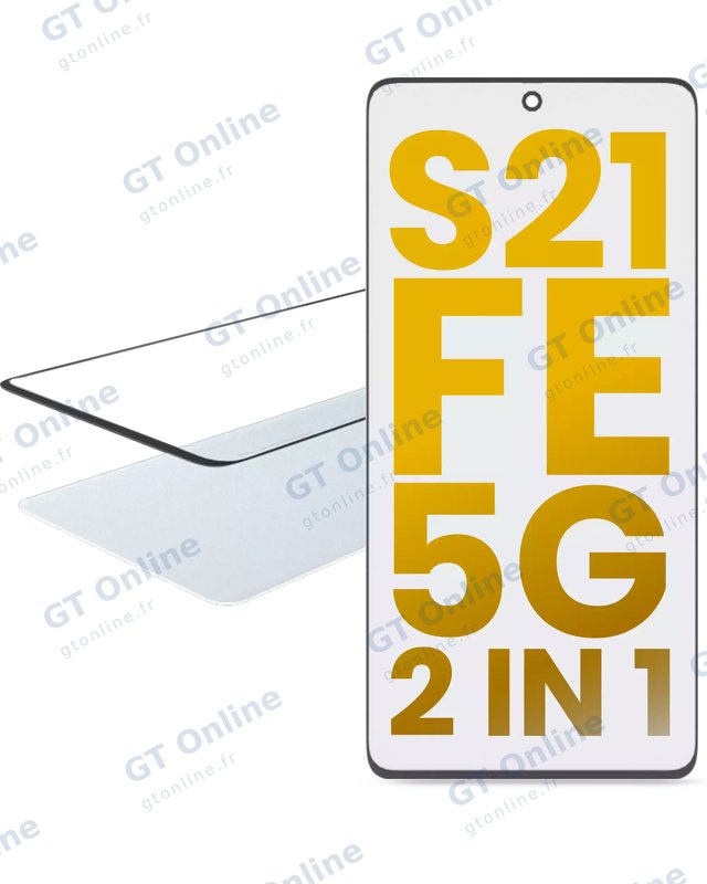 Vitre d’écran avec OCA pour Samsung Galaxy S21 FE 5G