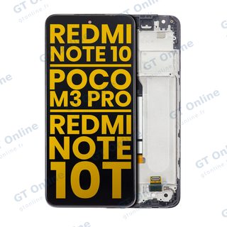 Écran pour Xiaomi Redmi Note 10 5G / Poco M3 Pro 5G / Redmi Note 10T 5G (compatible premium, toutes couleurs)