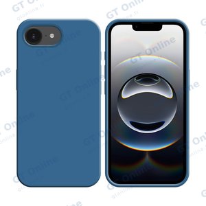 Coque Silicone Compatible pour Apple iPhone 16e (#20) Bleu Marine