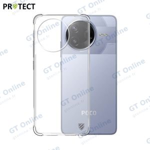 Coque Silicone Renforcée PROTECT pour Xiaomi Poco F7 Pro 5G Transparent