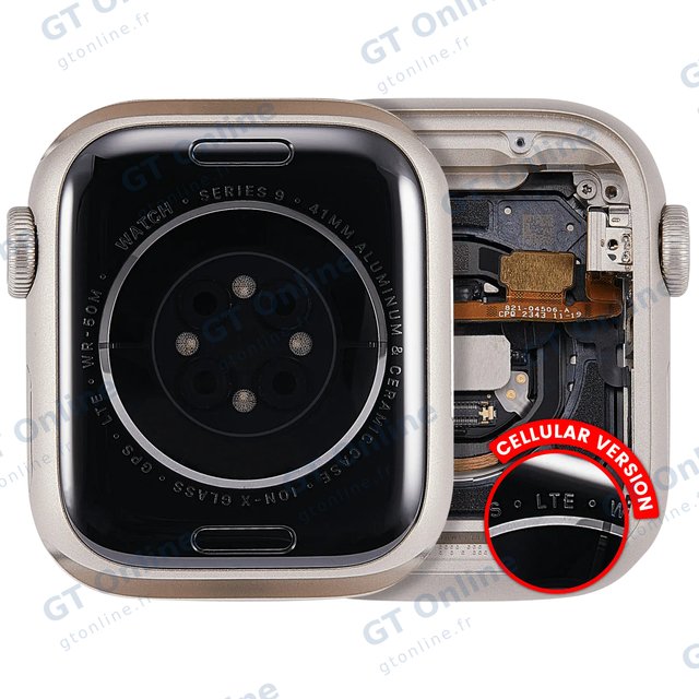 Châssis pour Apple Watch Series 9 (41MM) (origine d'occasion — grade A, Cellular Version, Aluminum / Starlight)