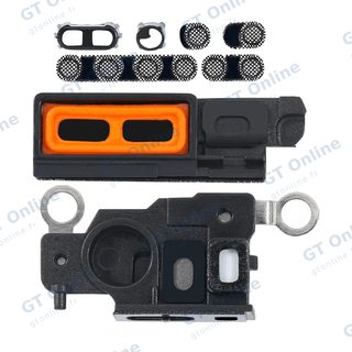 Grille de haut-parleur / micro pour Apple iPhone 14 Pro (noir sidéral, lot de 10)