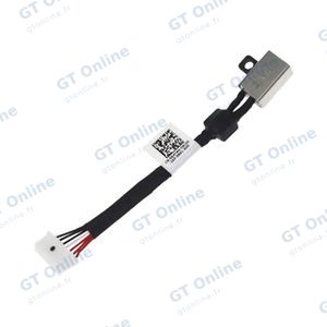 Connecteur Prise d'Alimentation DC Jack (6,5cm) pour Dell Inspiron 15 (5510/ 5515) Version 1/ 5518, Vostro