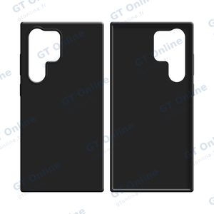 Coque Silicone Compatible pour Samsung Galaxy S24 Ultra 5G S928 (#3) Noir — vue 2