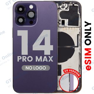 Châssis pour Apple iPhone 14 Pro Max (version US, compatible premium, Deep Purple)