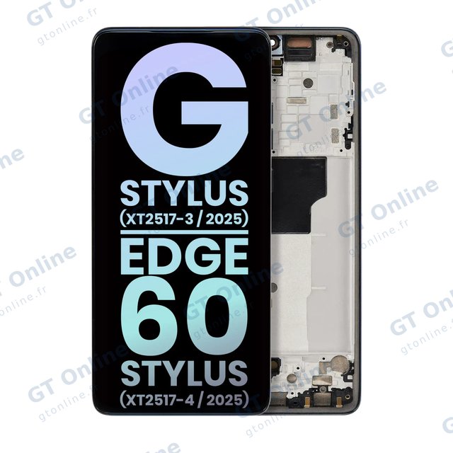 Écran OLED avec châssis pour Motorola Moto G Stylus 5G (XT2517 / 2025) (origine, Gibraltar Sea)