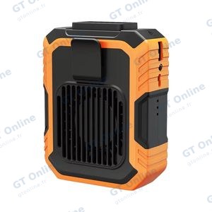 Mini Ventilateur Portable Batterie Externe IFMF-09 Clip de Ceinture Orange