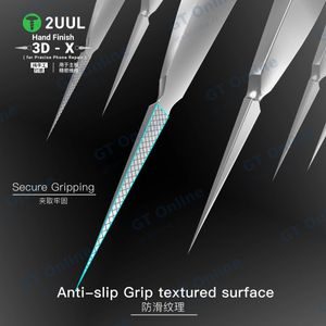 Pince Tweezer 2UUL TW02 Hand Finish 3D-X — vue 2