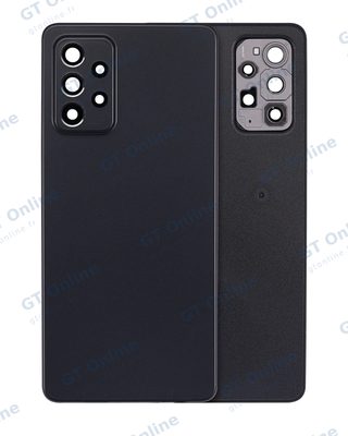 Vitre arrière pour Samsung Galaxy A72 (A725 / 2021) (pack service origine, noir)