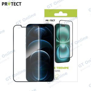 Verre Trempé HD PROTECT pour Apple iPhone 12/iPhone 12 Pro Transparent — vue 3
