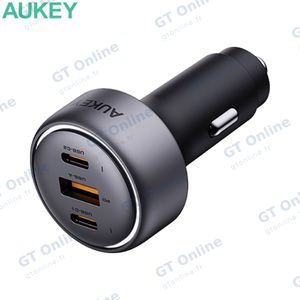 Chargeur Voiture Allume-Cigare AUKEY CC-P1 66W (2x USB-C + USB)