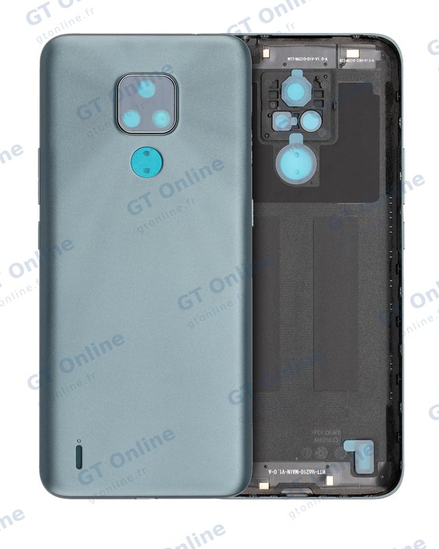 Vitre arrière pour Motorola Moto E7 (XT2095 / 2020) (Mineral Gray)