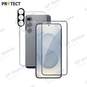 Pack de Protection Coque + Protection Lentille + Verre Trempé PROTECT pour Samsung Galaxy S25 Plus S936