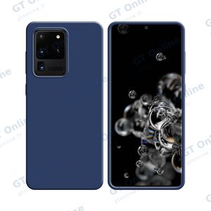 Coque Silicone Compatible pour Samsung Galaxy S20 Ultra G988 (#16) Bleu Marine