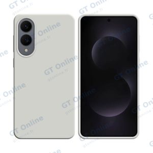 Coque Silicone Compatible pour Samsung Galaxy S25 Edge S937 (#09) Blanc