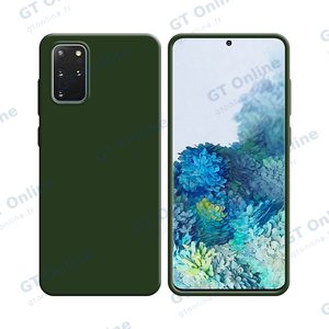 Coque Silicone Compatible pour Samsung Galaxy S20 Plus 5G G986/Galaxy S20 Plus G985 (#22) Vert Foncé