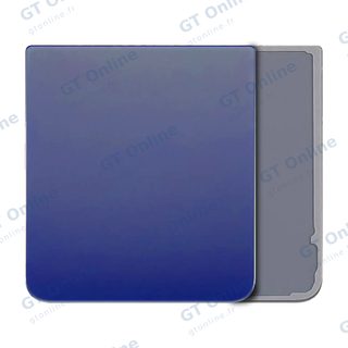 Vitre arrière pour Samsung Galaxy Z Flip 4 5G (pack service origine, bleu marine)