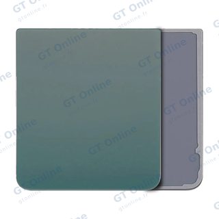 Vitre arrière pour Samsung Galaxy Z Flip 4 5G (pack service origine, vert)