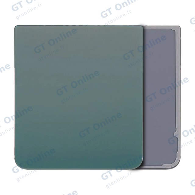 Vitre arrière pour Samsung Galaxy Z Flip 4 5G (pack service origine, vert)