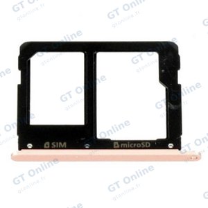 Tiroir Sim Premium Samsung Galaxy A3 2016 A310 Rose