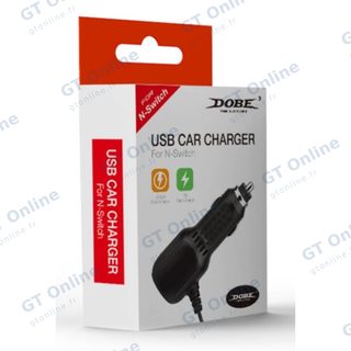 Chargeur voiture pour Nintendo Switch et autres appareils USB DOBE TNS-19211 — noir