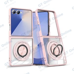 Coque de Protection Magnétique avec Bague 360° Z-FL3 Samsung Galaxy Z Flip 7 5G F766 Rose