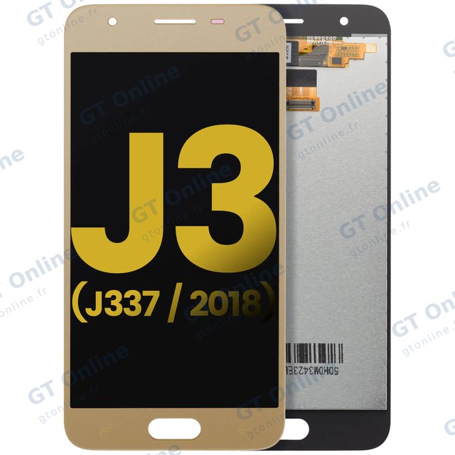 Écran LCD sans châssis pour Samsung Galaxy J3 Star (J337 / 2018) / Aura / Amp Prime 3 (reconditionné, or)